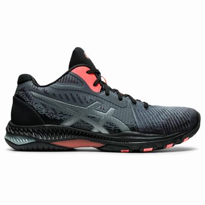 Asics Netburner Ballistic FF Mt 2 L.E. - Miesten Lentopallokengät - Mustat/Oranssi Punainen